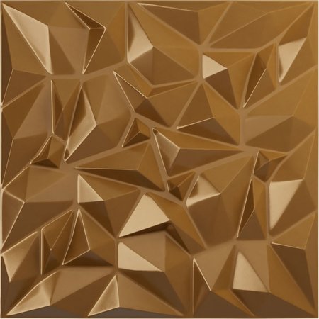 EKENA MILLWORK 19 5/8in. W x 19 5/8in. H Leto EnduraWall Decorative 3D Wall Panel Covers 2.67 Sq. Ft. WP20X20LTDVG